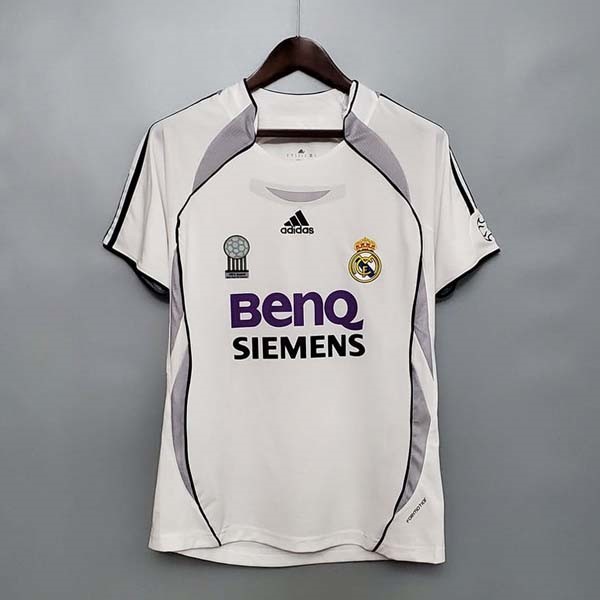 Thailande Maillot Real Madrid Domicile Retro 2006 2007